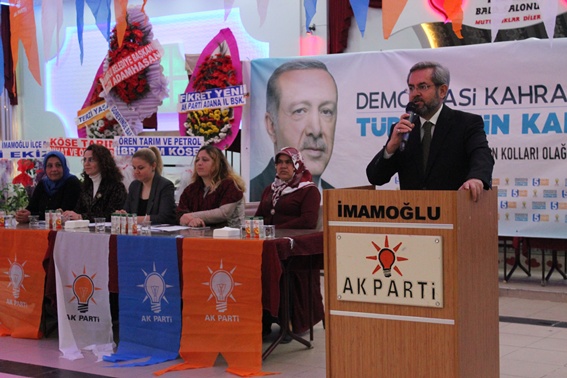 Ünüvar: “AK Parti, ülkeye hizmetin buluşma noktası”