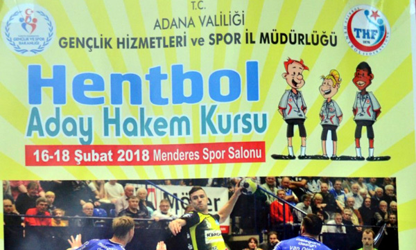 Adana’da Hentbol Aday Hakem Kursu Açılacak