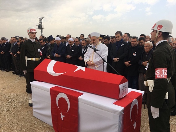 Şehidimiz vatan toprağında