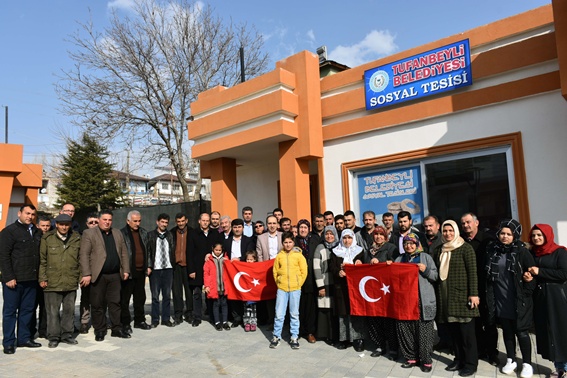 Afrin kahramanlarının aileleri kahvaltıda buluştu