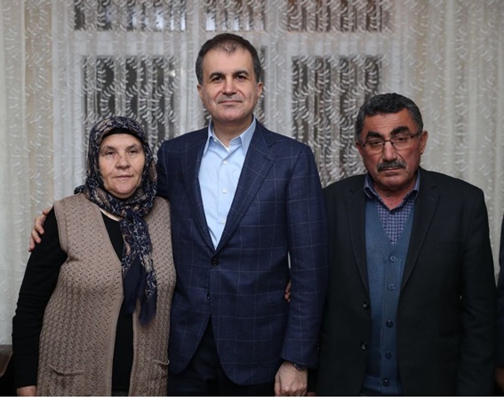 Çelik'ten şehit annesine destek