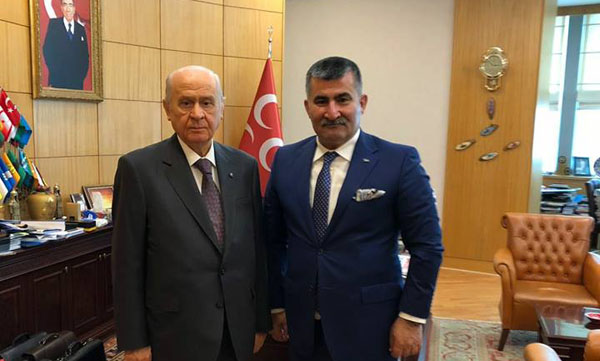 Başkan Atlı'dan MHP Lideri Bahçeli'ye brifing