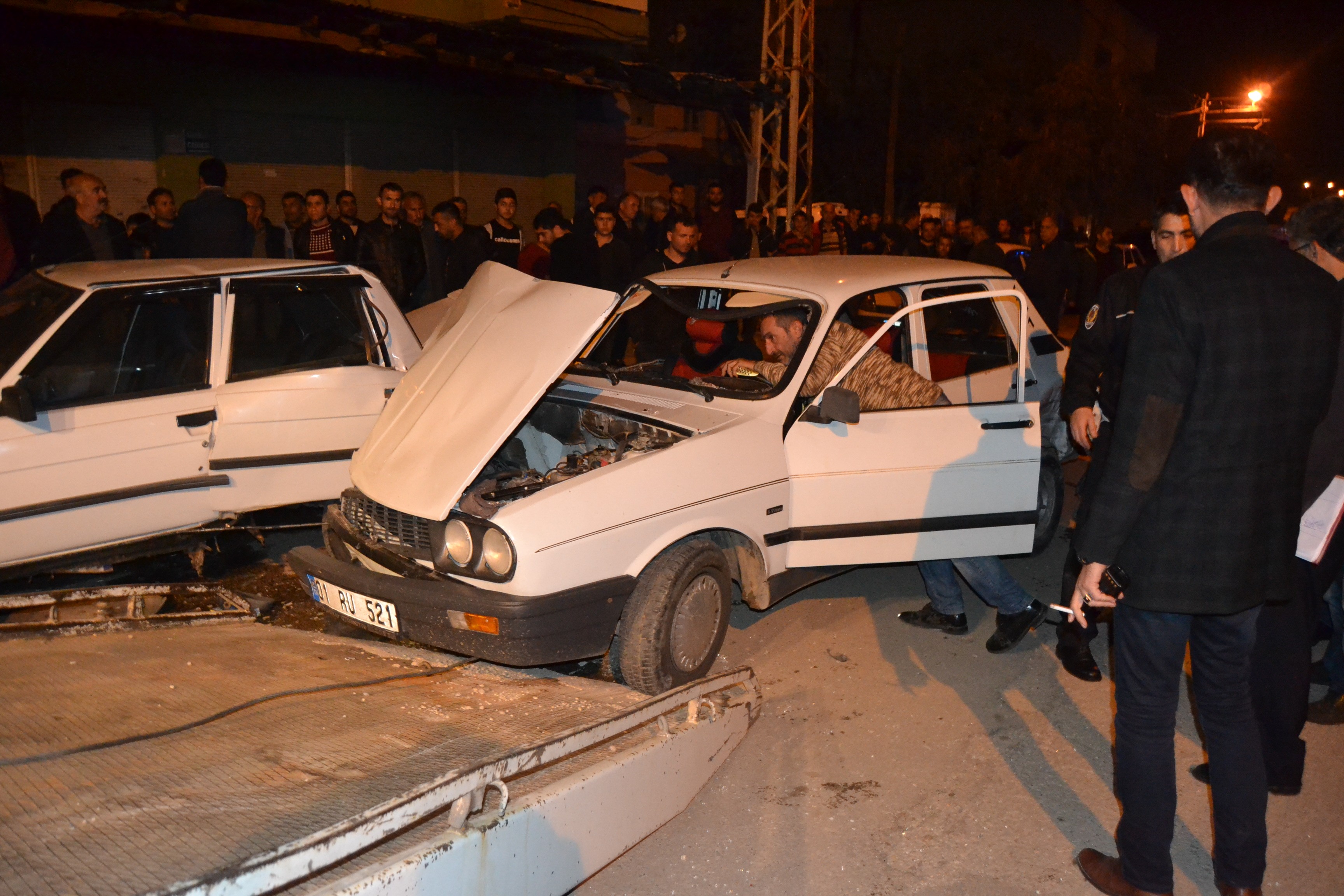 Adana’da zincirleme kazada facianın eşiğinden dönüldü